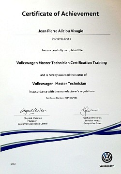 VW master technician